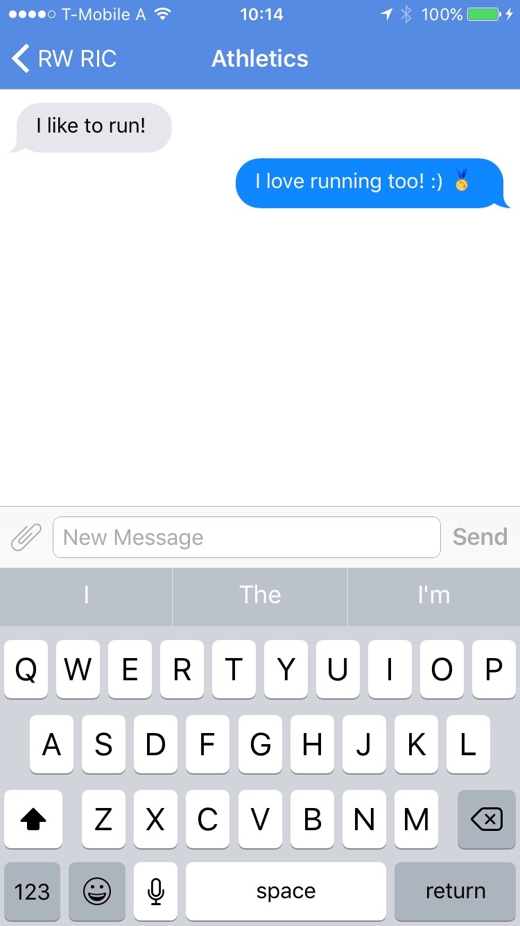 Messages from firebase