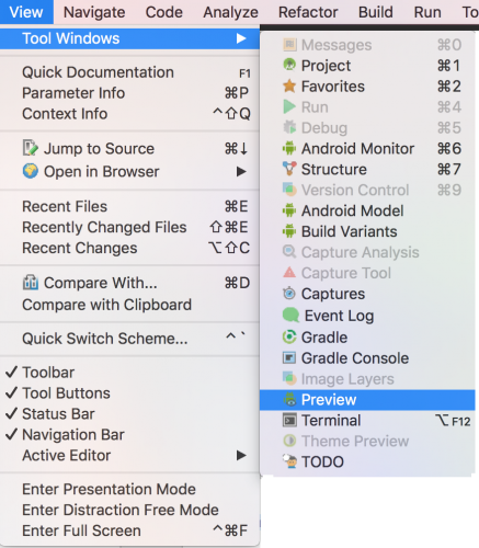 tool windows preview