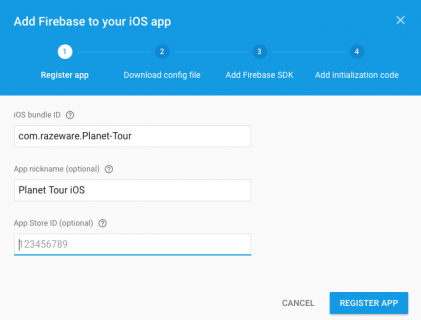 Configuring your iOS app