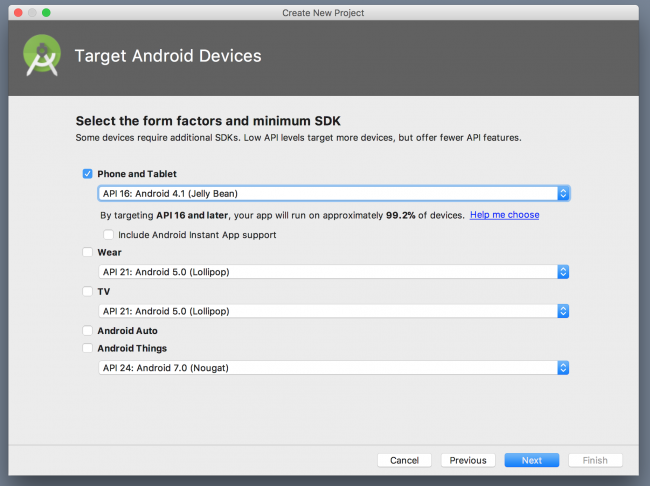 target android devices