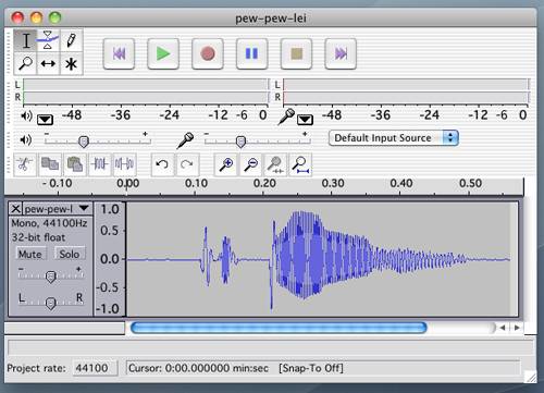 Audacity Screenshot