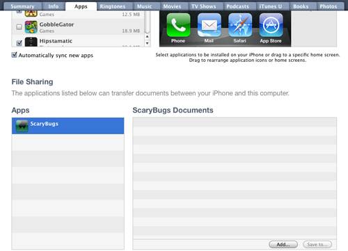 File Sharing with Empty Document List