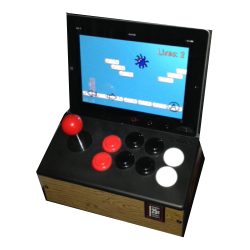 Our game running on the iCade!