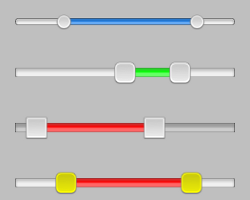 Learn how to make a custom control like a slider that has two knobs