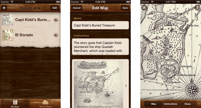 Treasure Hunt iOS 6 version