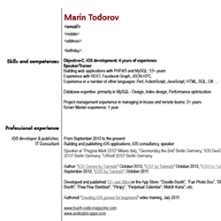 Ios Developer Resume Examples Raywenderlich Com