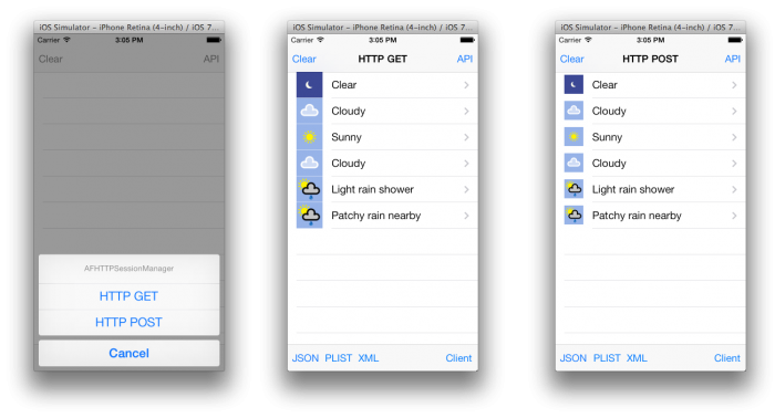 AFHTTPSessionManager GET and POST AFHTTPSessionManager GET and POST