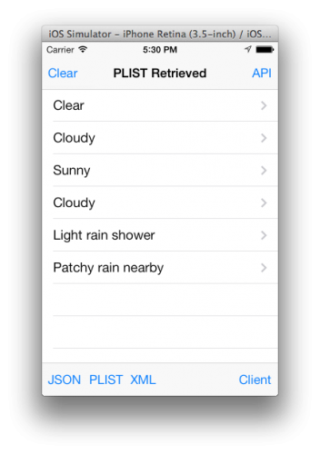 PLIST Retrieved PLIST Retrieved