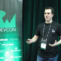 Ray Wenderlich speaking at RWDevCon