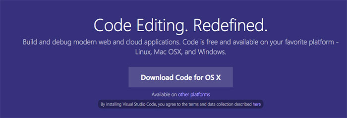 Visual Studio Code Download Page