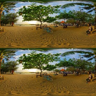 Stereoscopic 360° of Sindhi Beach, Indonesia by Eggy Sayoga