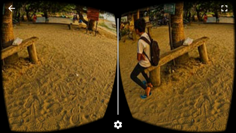 In VR mode, even monoscopic media appears stereoscopic. - Google Cardboard VR