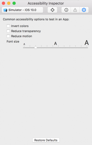 iOS Accessibility Tutorial