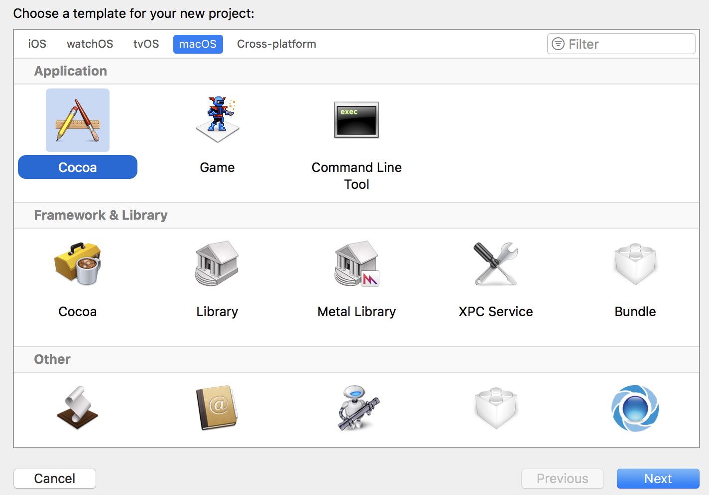 Easy table of contents template