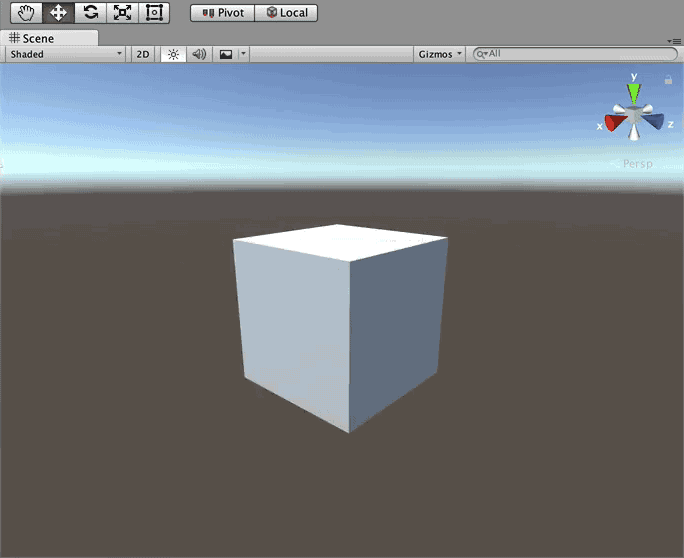 In 2D mode, objects lose their depth