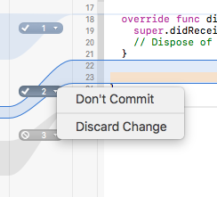 Don't Commit/Discard Change