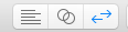 Editor selection buttons