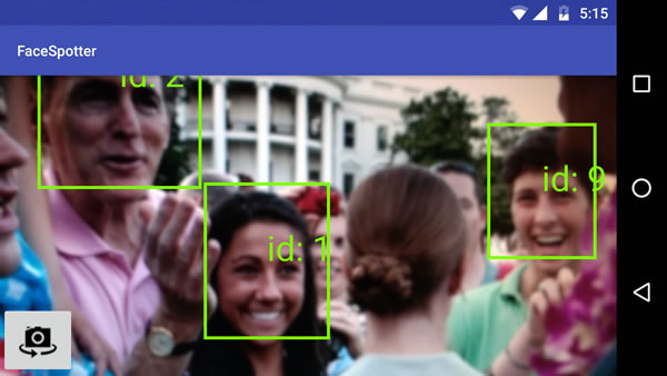 Augmented Reality - Multiple faces with ID