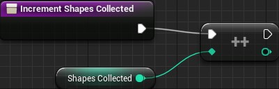 IncrementShapesCollected function.