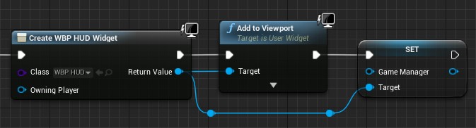 Connected Game Manager node.