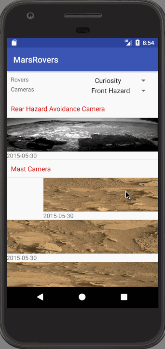 mars rover final screenshot