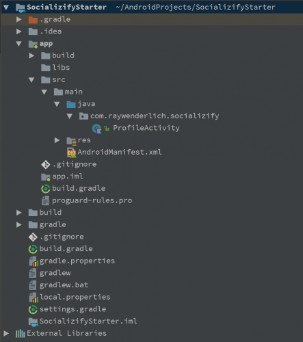 more options icon android studio