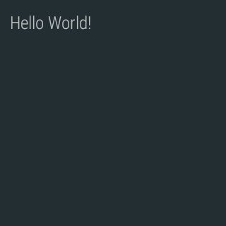 Hello world app