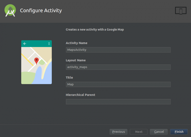 Configure Activity