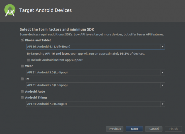 Target Android Devices