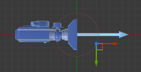 Adjusting the position of the gun relative to the camera.