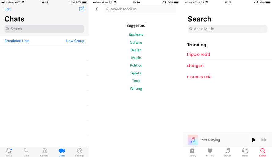 iOS Search Component