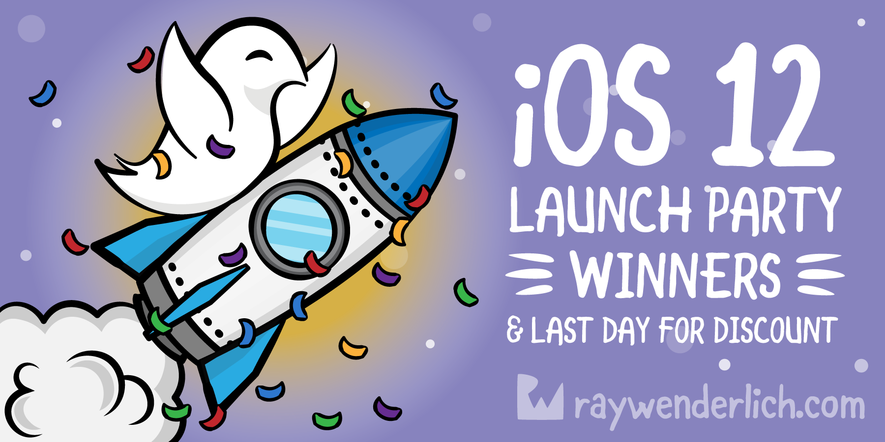 iOS 12 Launch Party Giveaway Winners and Last Day for Discount! Kodeco