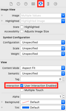 Selecting the User Interaction Enabled checkbox