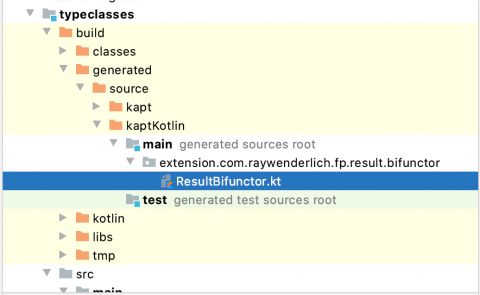 Generated code for the Bifunctor typeclass