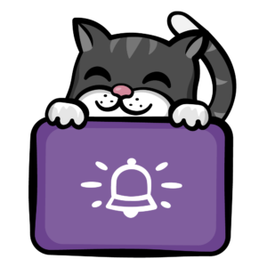 fofo sino de notificação para gatos