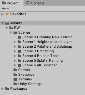 Folder structure and assets in your project