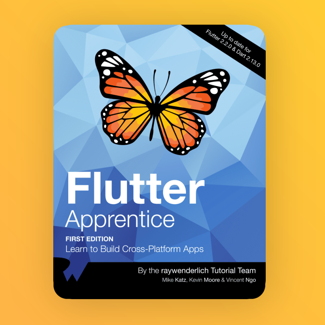 Announcing Flutter Apprentice, First Edition!