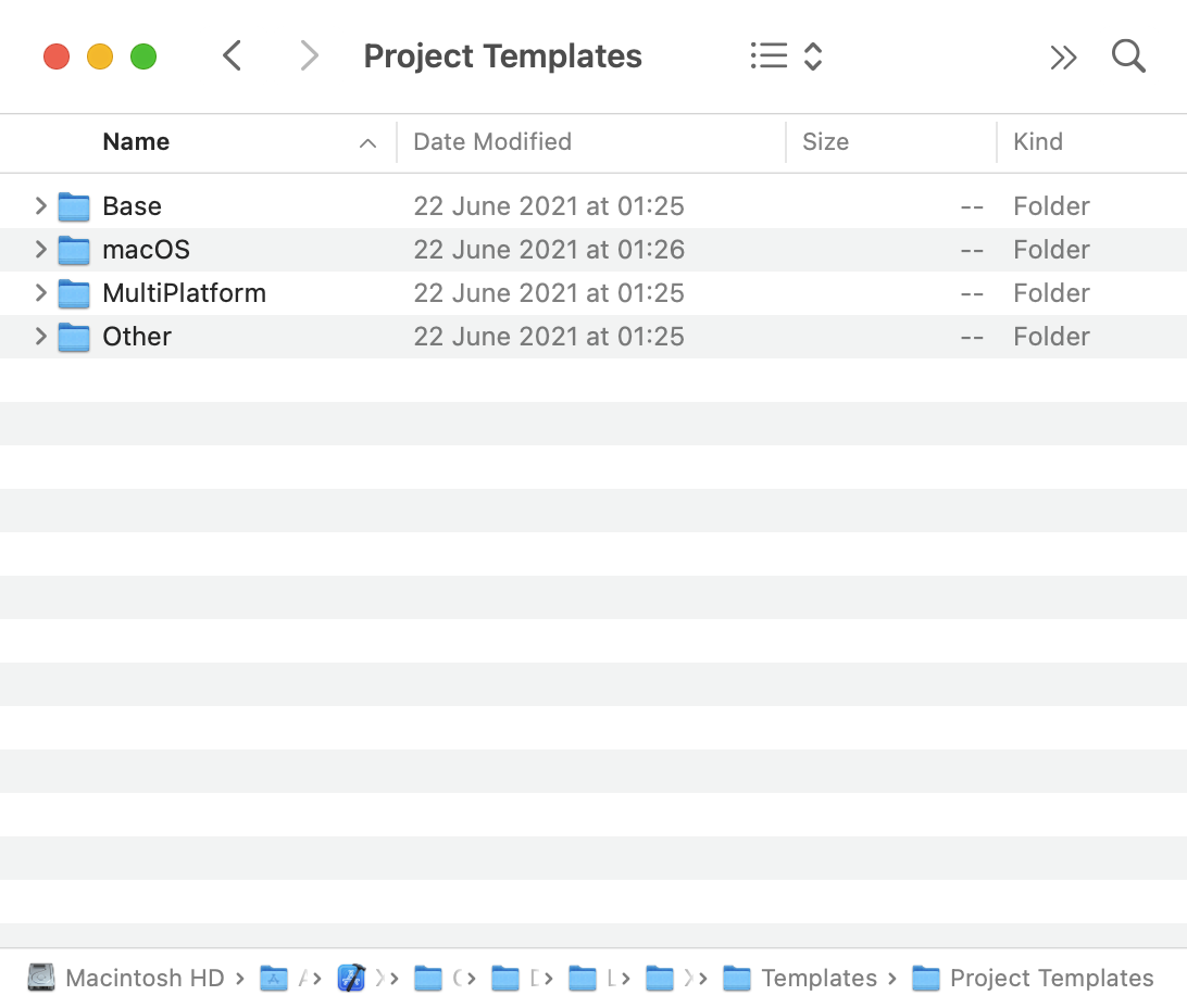 Xcode Project and File Templates Kodeco
