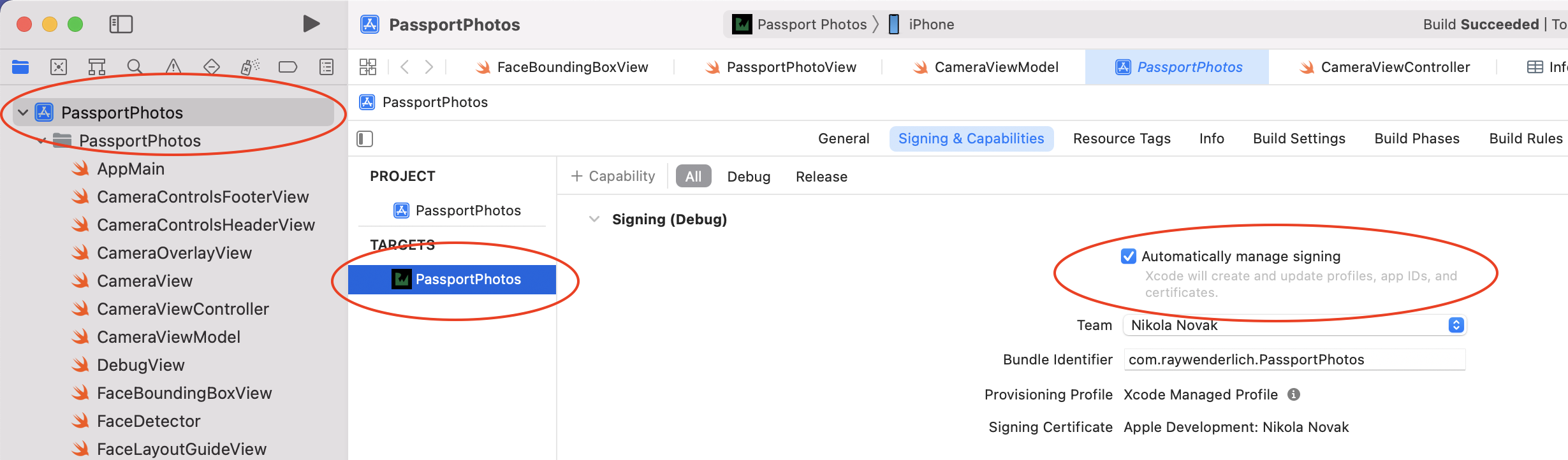 Managing app signing